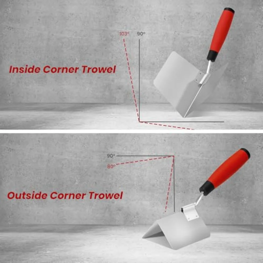 1Pc Drywall Corner Tool Outside Inside Stainless Steel Corner Trowel For Drywall Gyprock Plasterboard Outside Corner Finishing
1Pc Drywall Corner Tool Outside Inside Stainless Steel Corner Trowel For Drywall Gyprock Plasterboard Outside Corner Finishing