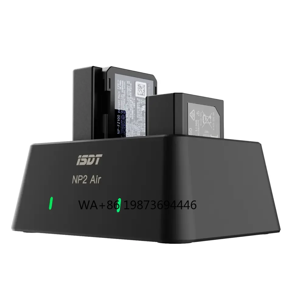 NP2AIR 25W Dual Channel Battery Intelligent Charger for NP-FZ100 NP-FW50 NP-BX1 Battery
NP2AIR 25W Dual Channel Battery Intelligent Charger for NP-FZ100 NP-FW50 NP-BX1 Battery