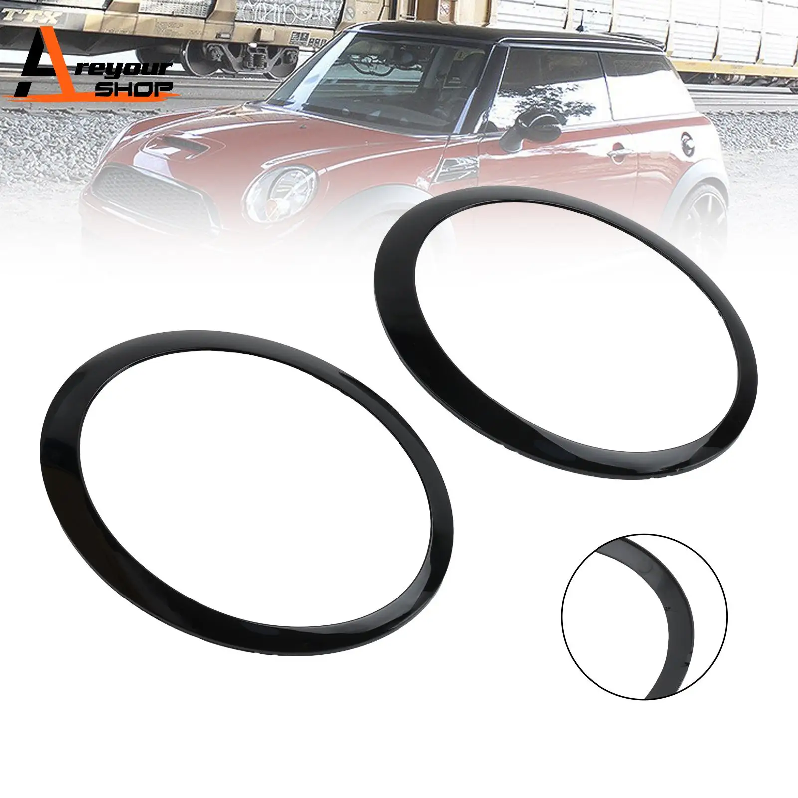 2 шт. накладное кольцо на фару для Mini Cooper One R50 R52 R53 2001 2002 2003 2004 2005 2006
2 шт. накладное кольцо на фару для Mini Cooper One R50 R52 R53 2001 2002 2003 2004 2005 2006