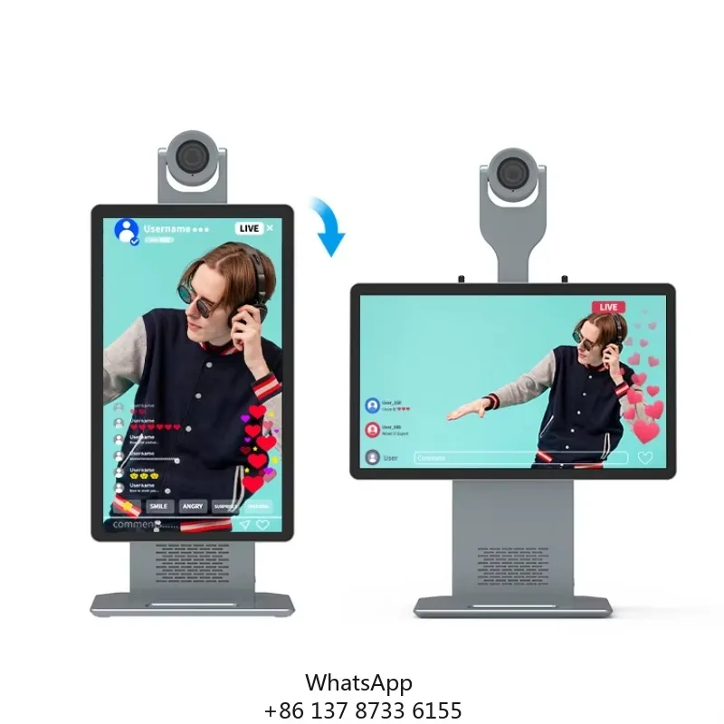 Factory Wholesale Price 4K Display Screen 50mp Camera Smart Desktop Live Streaming All In One Machine Live Broadcasting