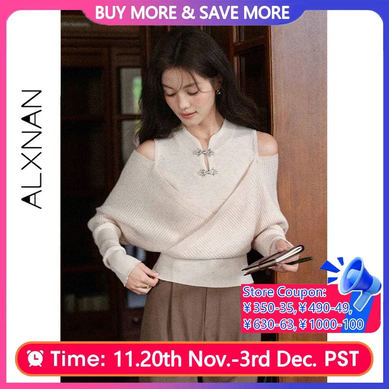 ALXNAN трикотаж с открытыми плечами, новый китайский стиль, бежевый топ с длинными рукавами, осенний свободный женский пуловер с открытыми плечами L569109
ALXNAN трикотаж с открытыми плечами, новый китайский стиль, бежевый топ с длинными рукавами, осенний свободный женский пуловер с открытыми плечами L569109