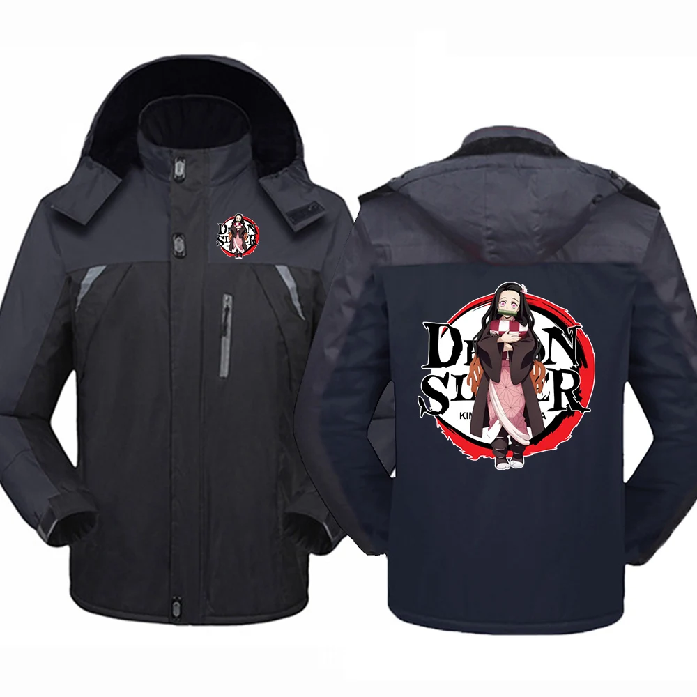 Men's Thicken Warm Jackets 2026 Autumn And Winter Comfortable Demon Slayer Anime Nezuko Logo Print Fleece Casual Hoodies Coat
Men's Thicken Warm Jackets 2026 Autumn And Winter Comfortable Demon Slayer Anime Nezuko Logo Print Fleece Casual Hoodies Coat