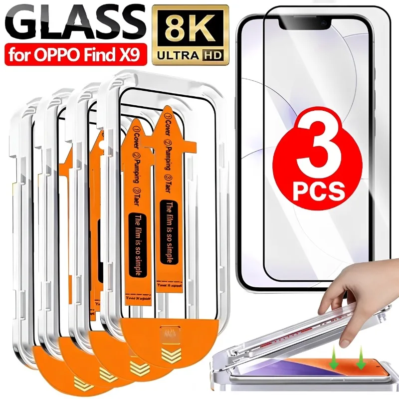 3/1 шт. закаленное стекло для OPPO Find X9 Pro/X9s Pro/X9 Ultra, прозрачная защитная пленка для экрана, твердость 9H, защита от царапин
3/1 шт. закаленное стекло для OPPO Find X9 Pro/X9s Pro/X9 Ultra, прозрачная защитная пленка для экрана, твердость 9H, защита от царапин