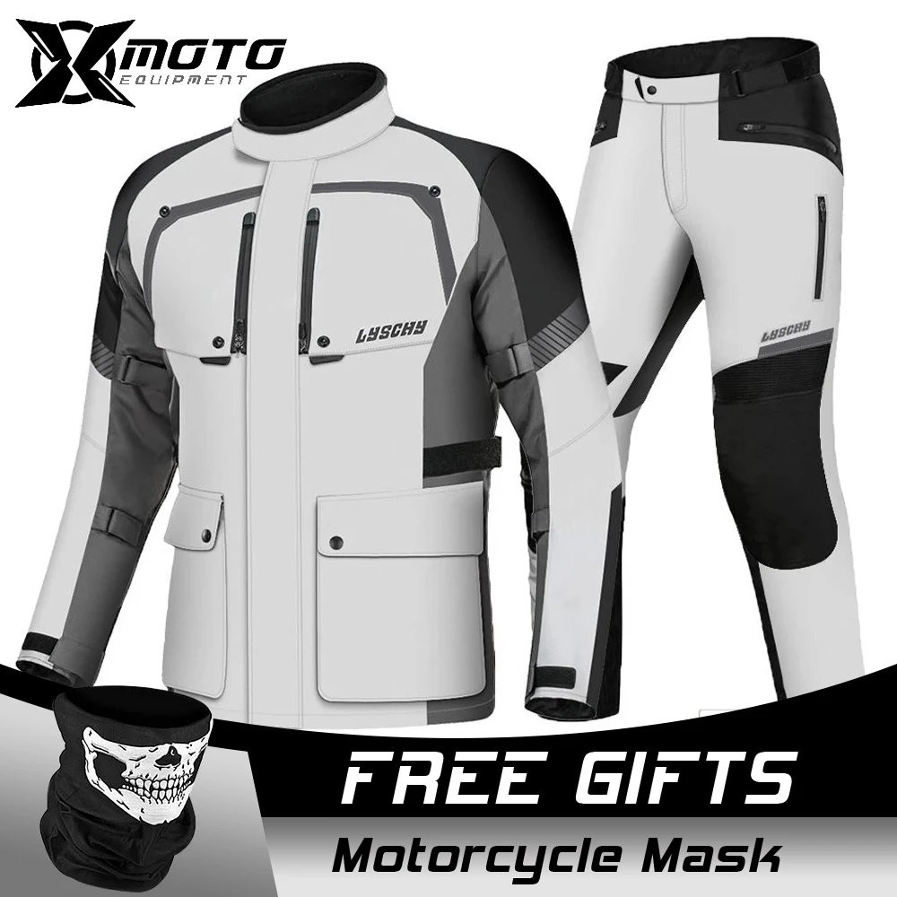 LYSCHY Waterproof Winter Motorbike Pants Suit Riding Moto Jacket Protective Gear Armor Clothing Men Cold-proof Motorcycle Jacket
LYSCHY Waterproof Winter Motorbike Pants Suit Riding Moto Jacket Protective Gear Armor Clothing Men Cold-proof Motorcycle Jacket