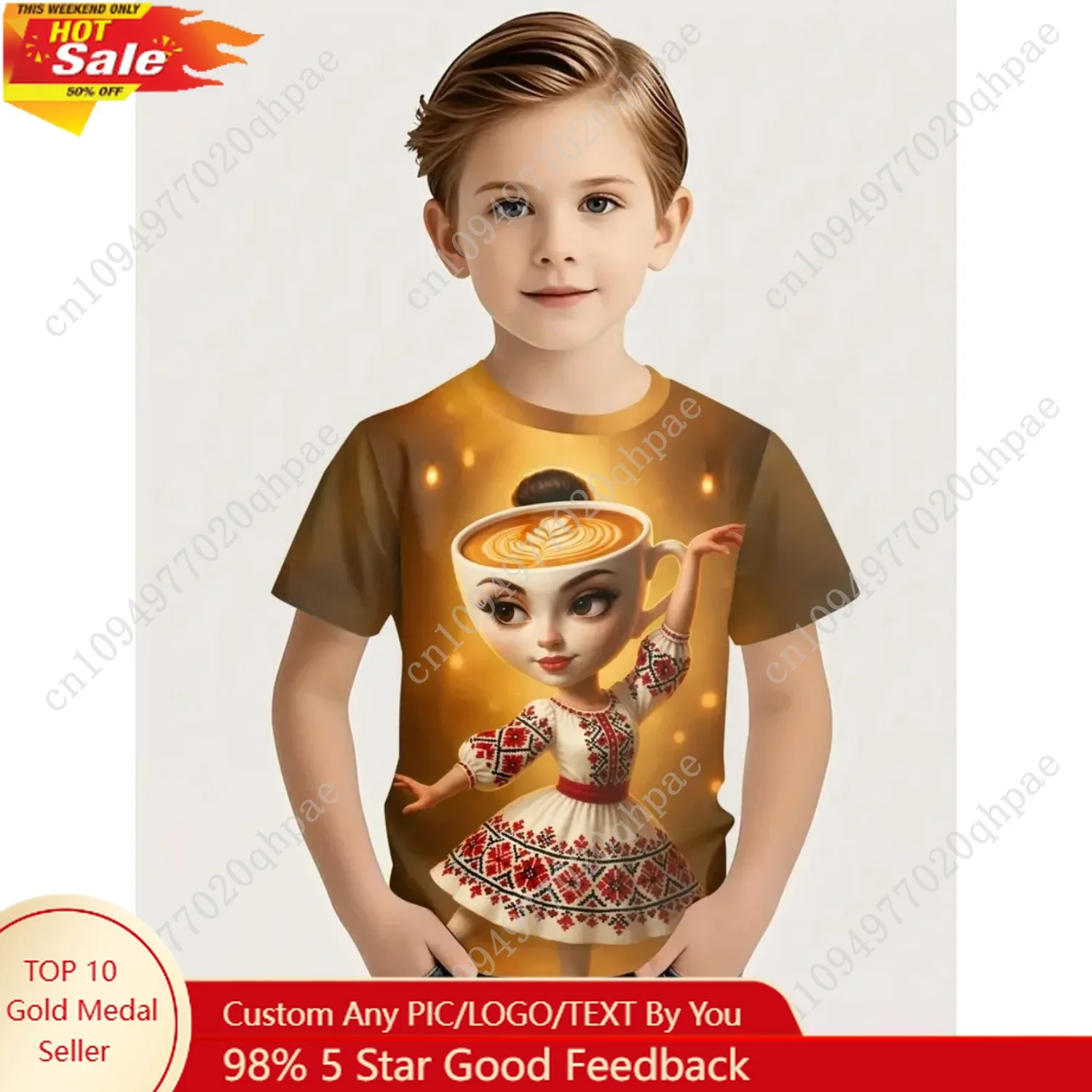 Summer Top Italian Brainrot T-Shirt Cartoon Anime Print Clothes Round Neck Basic Short-Sleeved Fashin Casual Loose Kids't Shirts
Summer Top Italian Brainrot T-Shirt Cartoon Anime Print Clothes Round Neck Basic Short-Sleeved Fashin Casual Loose Kids't Shirts