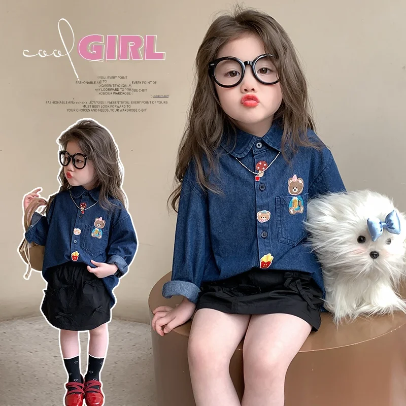 Baby Girl Long Sleeves Shirt Girl Casual Fashion Shirt Child Spring&Autumn Top Princess Softy BlueDenim Blouse Toddler Size 2-9Y
Baby Girl Long Sleeves Shirt Girl Casual Fashion Shirt Child Spring&Autumn Top Princess Softy BlueDenim Blouse Toddler Size 2-9Y
