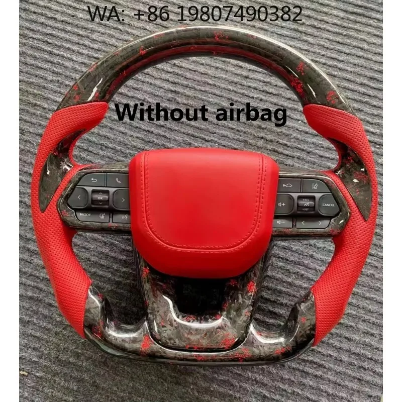 Hot Sale Sports Carbon Fiber Leather Steering Wheel New Upade Interior Trim Fit LC300 Vehicle Models
Hot Sale Sports Carbon Fiber Leather Steering Wheel New Upade Interior Trim Fit LC300 Vehicle Models