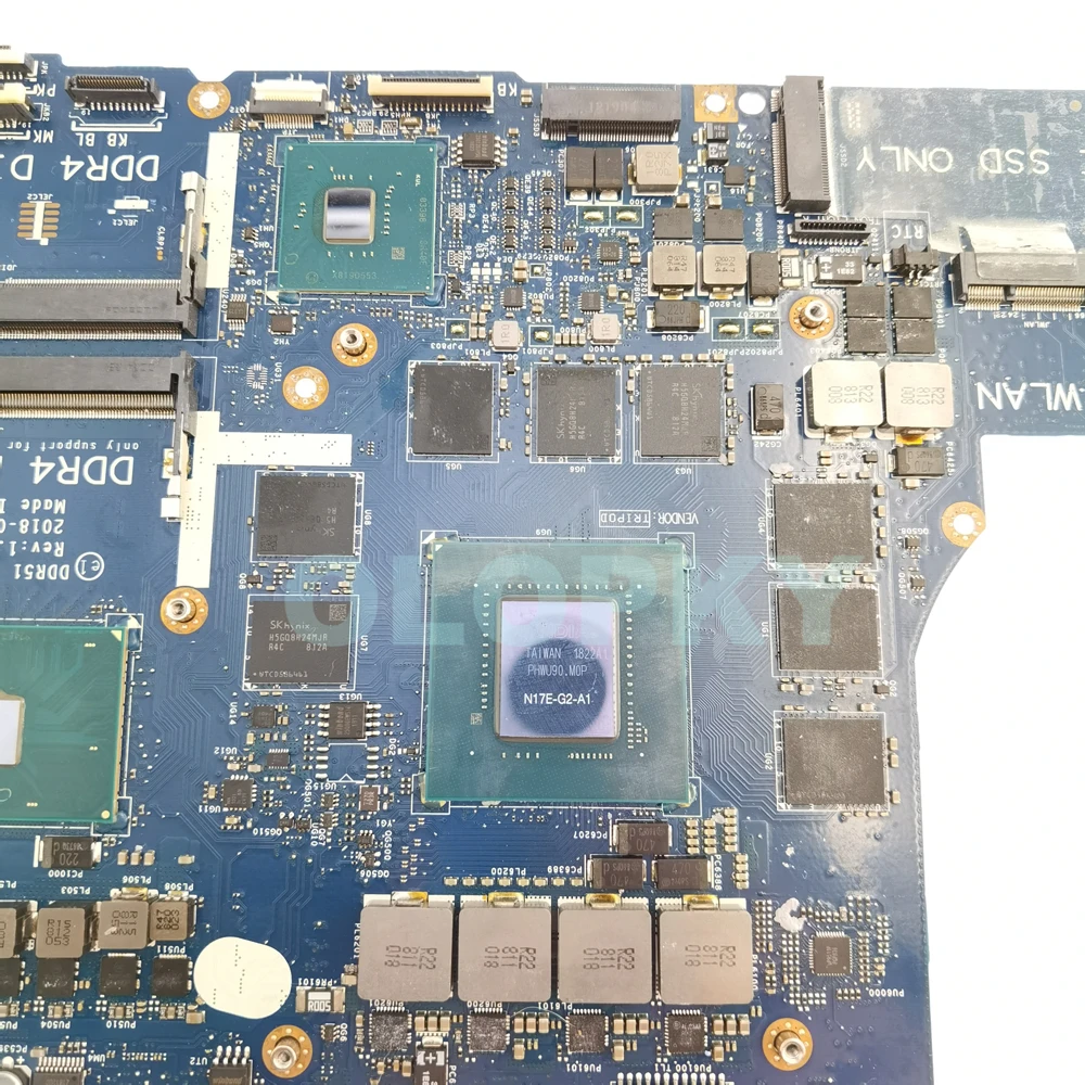 Материнская плата для ноутбука DELL Alienware 15 R4 17 R5 с процессором i7-8750H/i9-8950HK, видеокартой GTX1060 6GB/GTX1070 8GB, DDR51 LA-F551P
Материнская плата для ноутбука DELL Alienware 15 R4 17 R5 с процессором i7-8750H/i9-8950HK, видеокартой GTX1060 6GB/GTX1070 8GB, DDR51 LA-F551P