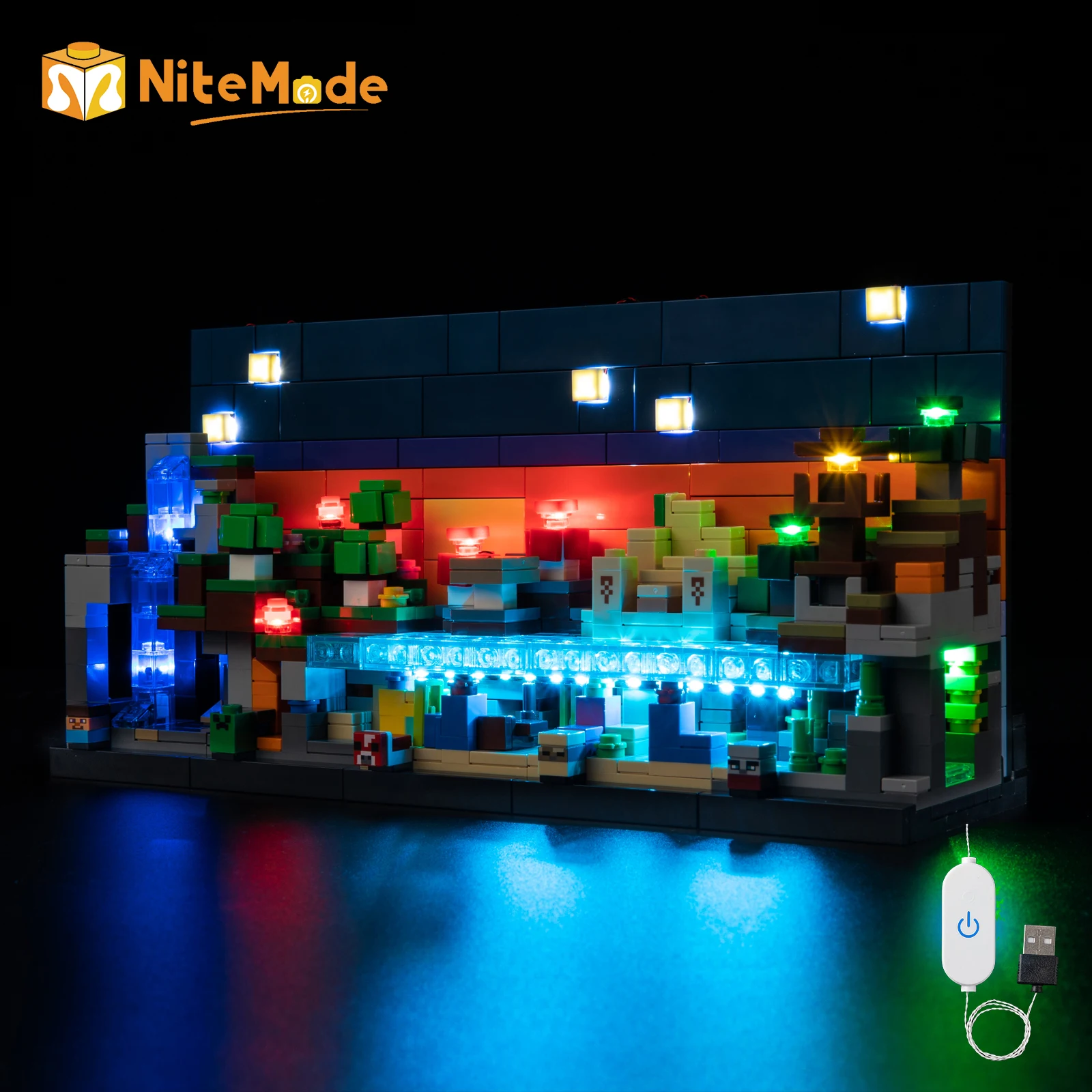 Набор светодиодных ламп Easylite, подходящий для Lego Mini Biomes 21589 (модель не входит в комплект)
Набор светодиодных ламп Easylite, подходящий для Lego Mini Biomes 21589 (модель не входит в комплект)