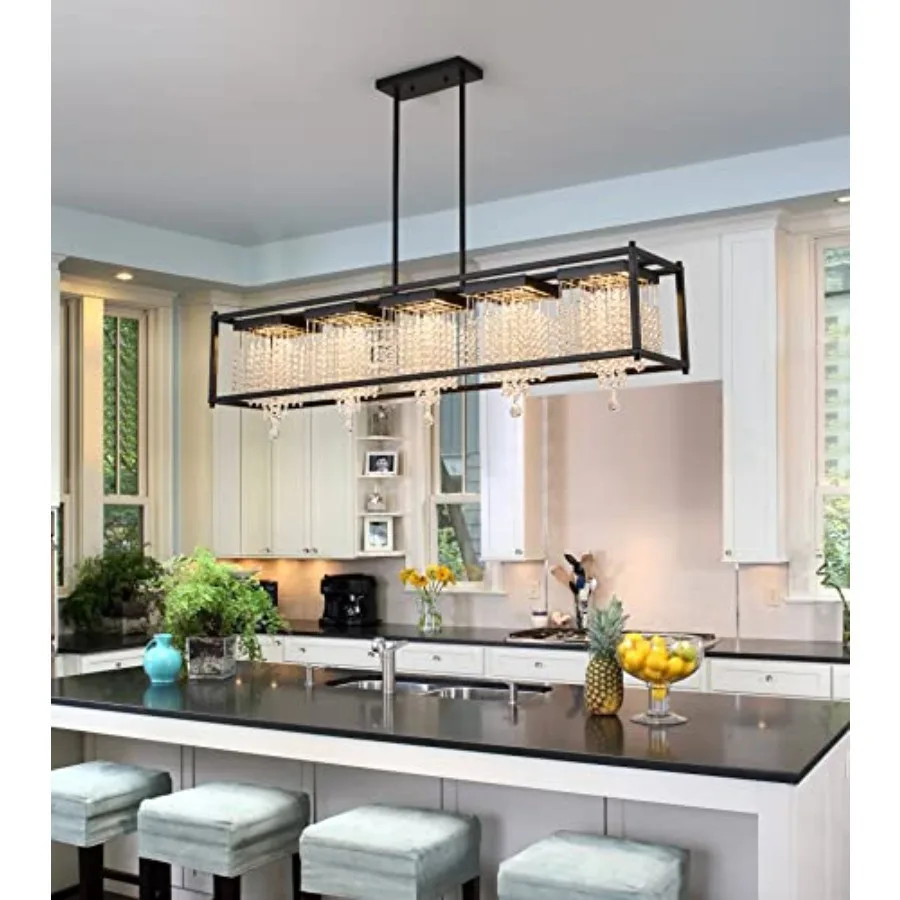 Large Modern Dining Room Chandelier with Remote Control RGB LED Contemporary K9 Crystal Chandeliers for Living Room Kitchen Isl
Large Modern Dining Room Chandelier with Remote Control RGB LED Contemporary K9 Crystal Chandeliers for Living Room Kitchen Isl
