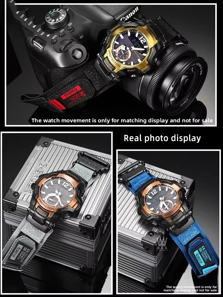 Ремешок для часов GR B100 для Casio G-shock Kongba серии GR-B100, модифицированный нейлоновый холст, ремешок для часов, мужской браслет, модифицированный браслет
Ремешок для часов GR B100 для Casio G-shock Kongba серии GR-B100, модифицированный нейлоновый холст, ремешок для часов, мужской браслет, модифицированный браслет