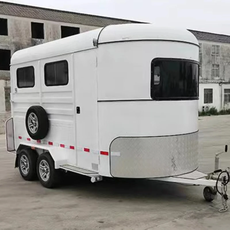 Trailer, horse-drawn carriage can be listed, flat trailer, horse-drawn carriage RV,three-horse position diagonal loading
Trailer, horse-drawn carriage can be listed, flat trailer, horse-drawn carriage RV,three-horse position diagonal loading