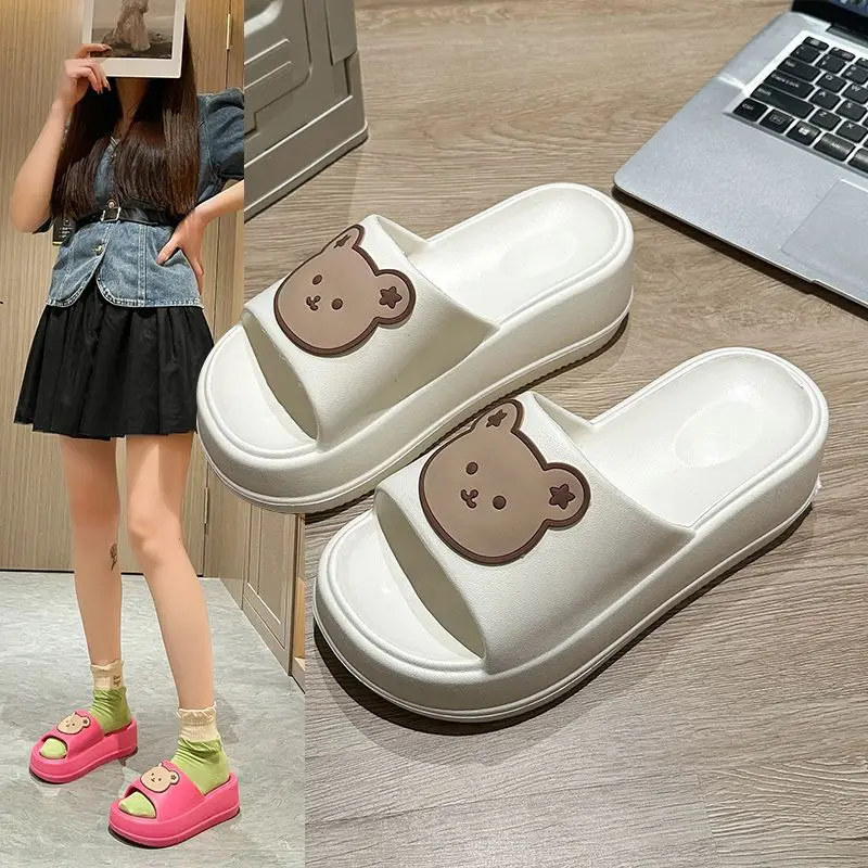 Custom. Soft Sole Slippers with Stepping Comfort Women, Thick Sole Non-Slip Indoor Bathing Cute Cartoon Couple Sandals S
Custom. Soft Sole Slippers with Stepping Comfort Women, Thick Sole Non-Slip Indoor Bathing Cute Cartoon Couple Sandals S