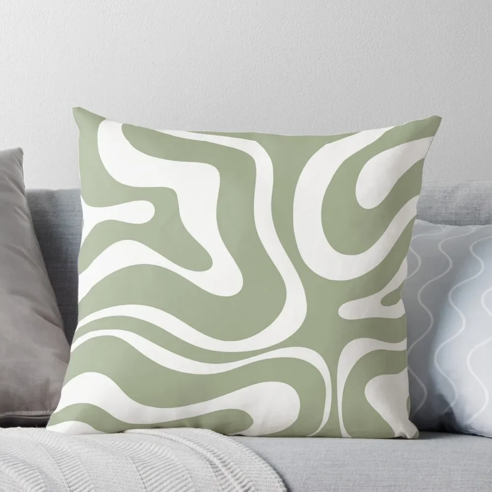 Liquid Swirl Abstract Pattern in Sage Green and White Throw Pillow Luxury Sofa Cushions christmas pillow case
Liquid Swirl Abstract Pattern in Sage Green and White Throw Pillow Luxury Sofa Cushions christmas pillow case