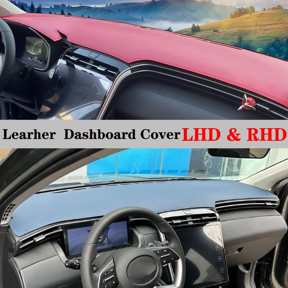 Dashboard Dash Mat Cover PU Leather Pad Sunshade Anti-UV Protect Carpet Car Accessories For Hyundai Tucson NX4 2022 2023 2024
Dashboard Dash Mat Cover PU Leather Pad Sunshade Anti-UV Protect Carpet Car Accessories For Hyundai Tucson NX4 2022 2023 2024