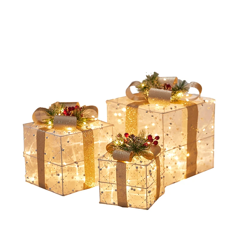 Рождественская декоративная подарочная коробка, штабелируемая голова, набор из трех предметов из кованого железа, квадратный набор украшений, праздничное окно магазина
Рождественская декоративная подарочная коробка, штабелируемая голова, набор из трех предметов из кованого железа, квадратный набор украшений, праздничное окно магазина