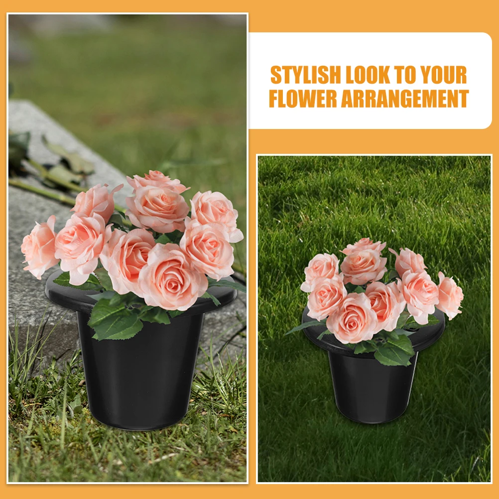 4Pcs Memorial Vase for Graves Cemetery Flower Holder with 16-Hole Design Elegant Grave Flower Container Outdoor Decoration
4Pcs Memorial Vase for Graves Cemetery Flower Holder with 16-Hole Design Elegant Grave Flower Container Outdoor Decoration