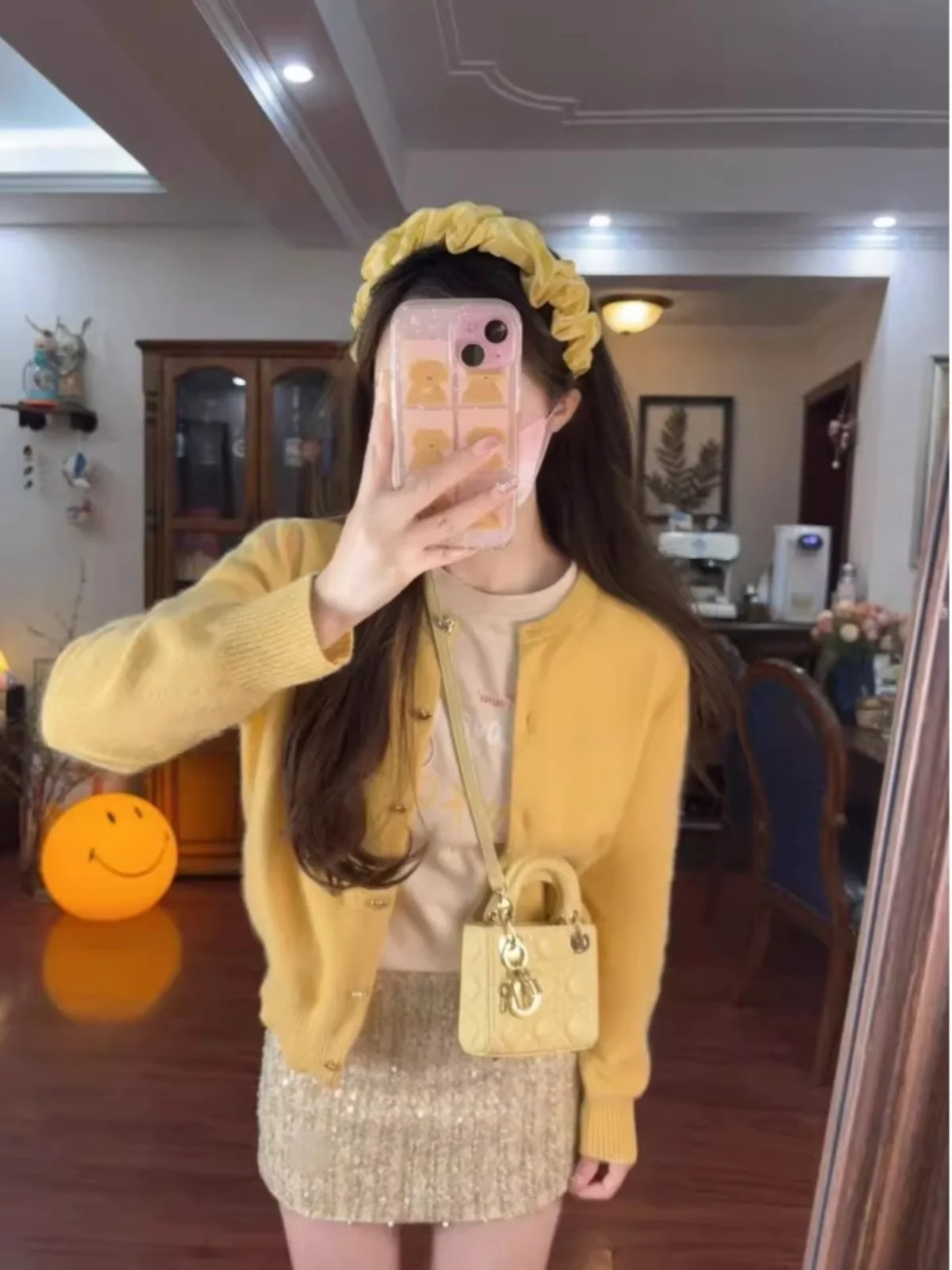 Soft Yellow Knitted ort Cardigan Women's Spring Autumn Lazy Sle Small Size Sweater Jaet Sweet Sle Straight Tube pe
Soft Yellow Knitted ort Cardigan Women's Spring Autumn Lazy Sle Small Size Sweater Jaet Sweet Sle Straight Tube pe
