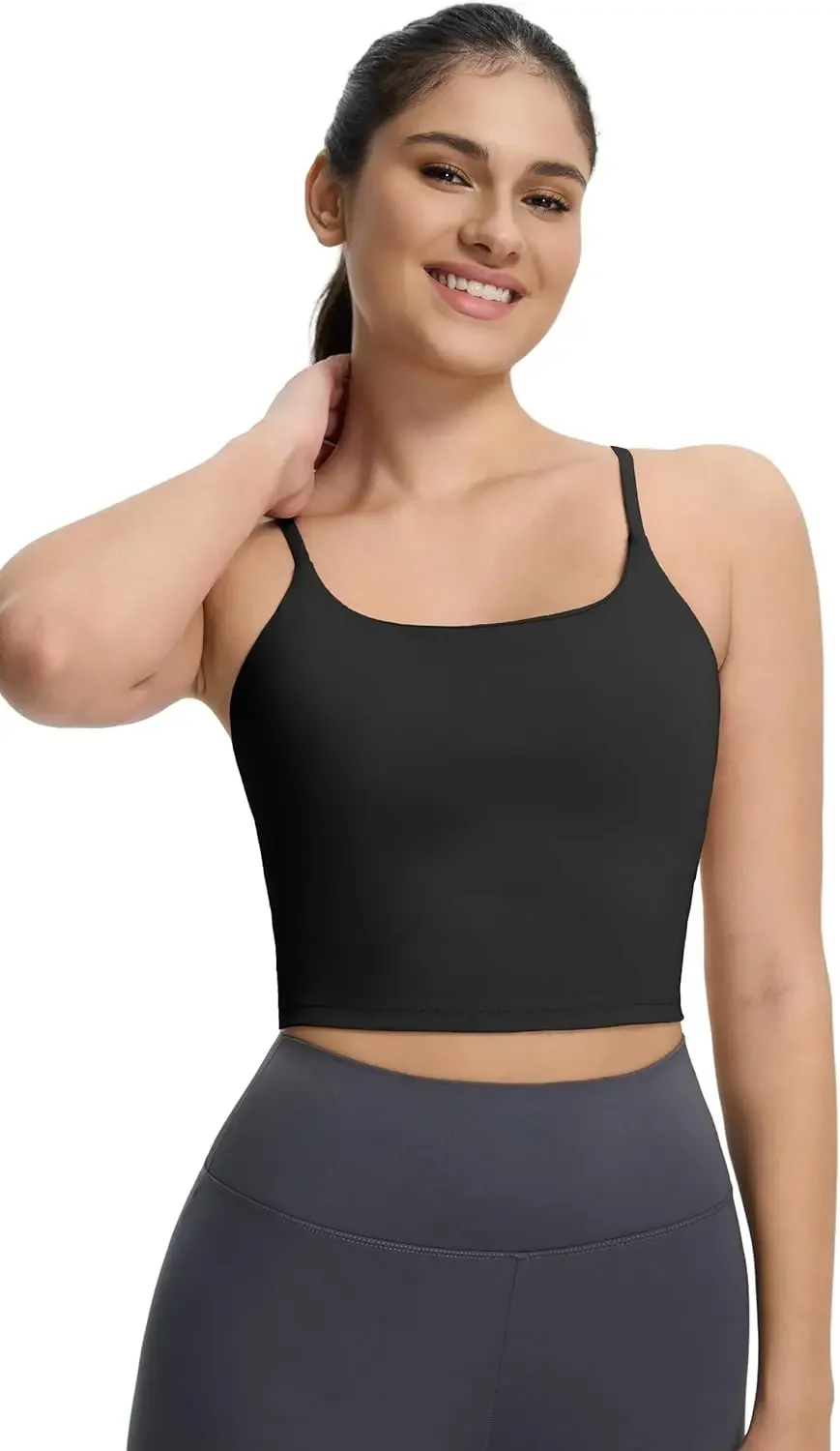Wirefree Padded Yoga Sports Bra for Women - Moisture Wicking Quick Dry Workout Crop Tank Camisole
Wirefree Padded Yoga Sports Bra for Women - Moisture Wicking Quick Dry Workout Crop Tank Camisole