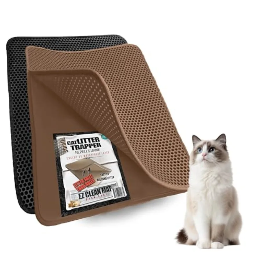 Small Cat Litter Trapper by - Litter Mat, EZ Clean Cat Mat, Litter Box Mat Water Proof Layer and Puppy Pad Option. Patented 23"
Small Cat Litter Trapper by - Litter Mat, EZ Clean Cat Mat, Litter Box Mat Water Proof Layer and Puppy Pad Option. Patented 23"