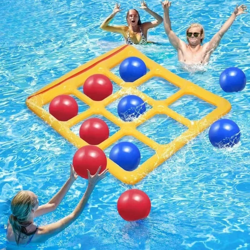Inflatable tic-tac-toe throwing game summer water entertainment family interaction jiugongge beach ball throwing 
Inflatable tic-tac-toe throwing game summer water entertainment family interaction jiugongge beach ball throwing
