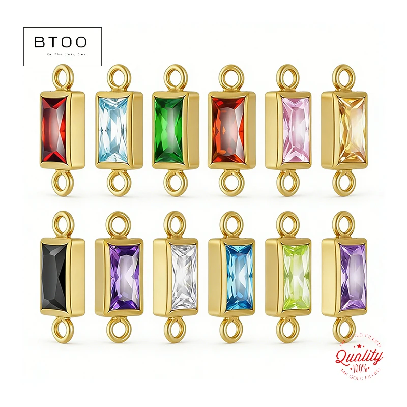 3x5mm 14K Gold Filled Cz Bezel Connector, 3A Cubic Zirconia Connector, Birthstone Connector,Permanent Jewelry Supplies
3x5mm 14K Gold Filled Cz Bezel Connector, 3A Cubic Zirconia Connector, Birthstone Connector,Permanent Jewelry Supplies