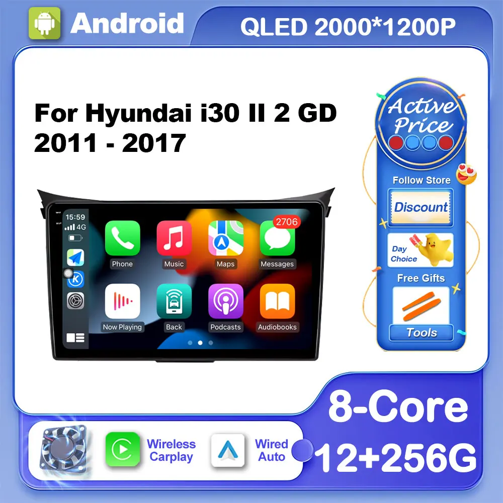 Android OS для Hyundai i30 II 2 GD 2011 - 2017 автомобильное радио, мультимедийный стереоплеер, GPS навигатор, беспроводное головное устройство Carplay, Wi-Fi + 4G
Android OS для Hyundai i30 II 2 GD 2011 - 2017 автомобильное радио, мультимедийный стереоплеер, GPS навигатор, беспроводное головное устройство Carplay, Wi-Fi + 4G