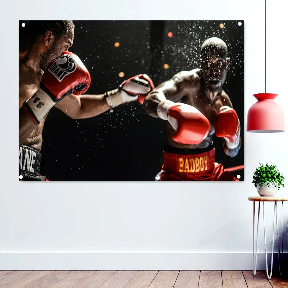 Exciting Boxing Match Wallpaper Hanging Cloth Wall Chart Gym Decoration Challenger Fitness Poster Tapestry Workout Banners Flag
Exciting Boxing Match Wallpaper Hanging Cloth Wall Chart Gym Decoration Challenger Fitness Poster Tapestry Workout Banners Flag
