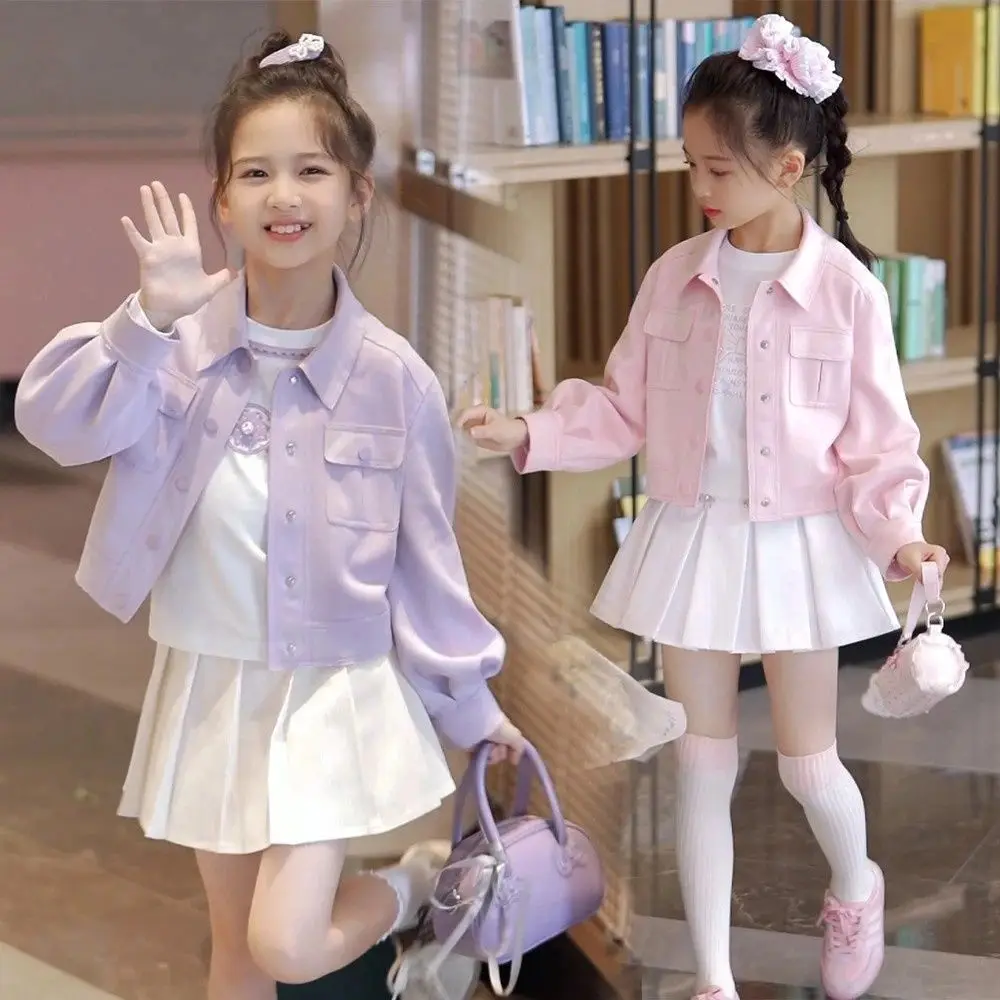Girls Jacket outerwear Spring and Autumn New Fashionable Children's Korean Edition Coat
Girls Jacket outerwear Spring and Autumn New Fashionable Children's Korean Edition Coat