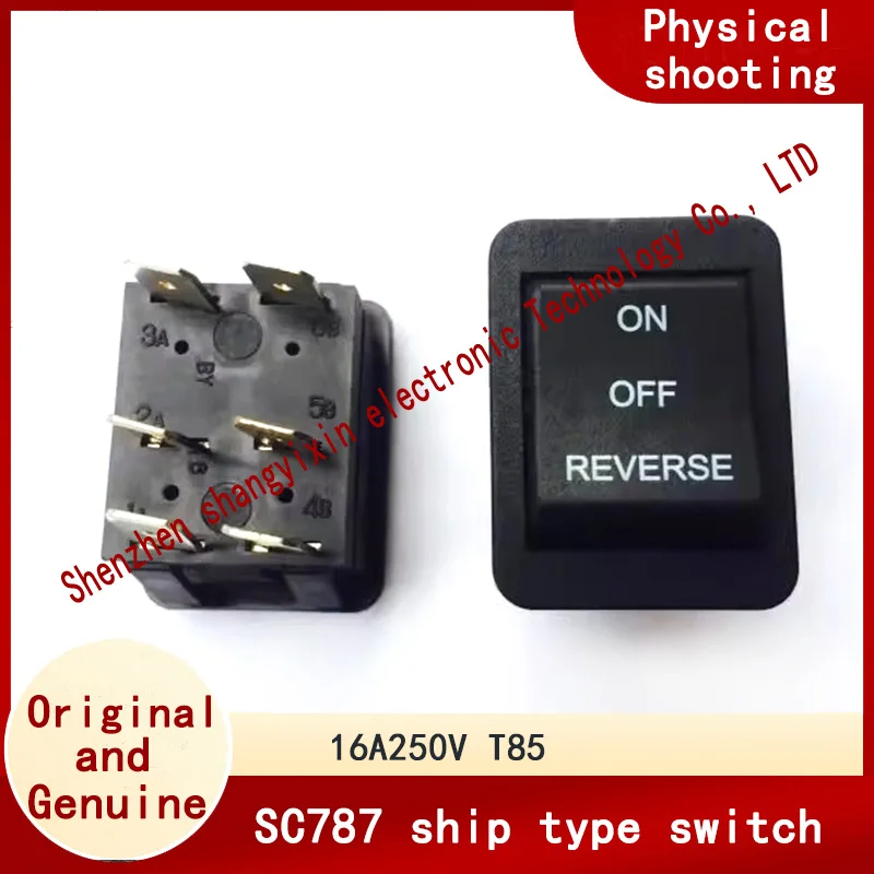 Оригинальный переключатель корабельного типа SC787, 6-контактный, ВКЛ-ВЫКЛ-РЕВЕРСИВ 16A250V T85, выключатель питания, одностороннее самовосстановление
Оригинальный переключатель корабельного типа SC787, 6-контактный, ВКЛ-ВЫКЛ-РЕВЕРСИВ 16A250V T85, выключатель питания, одностороннее самовосстановление