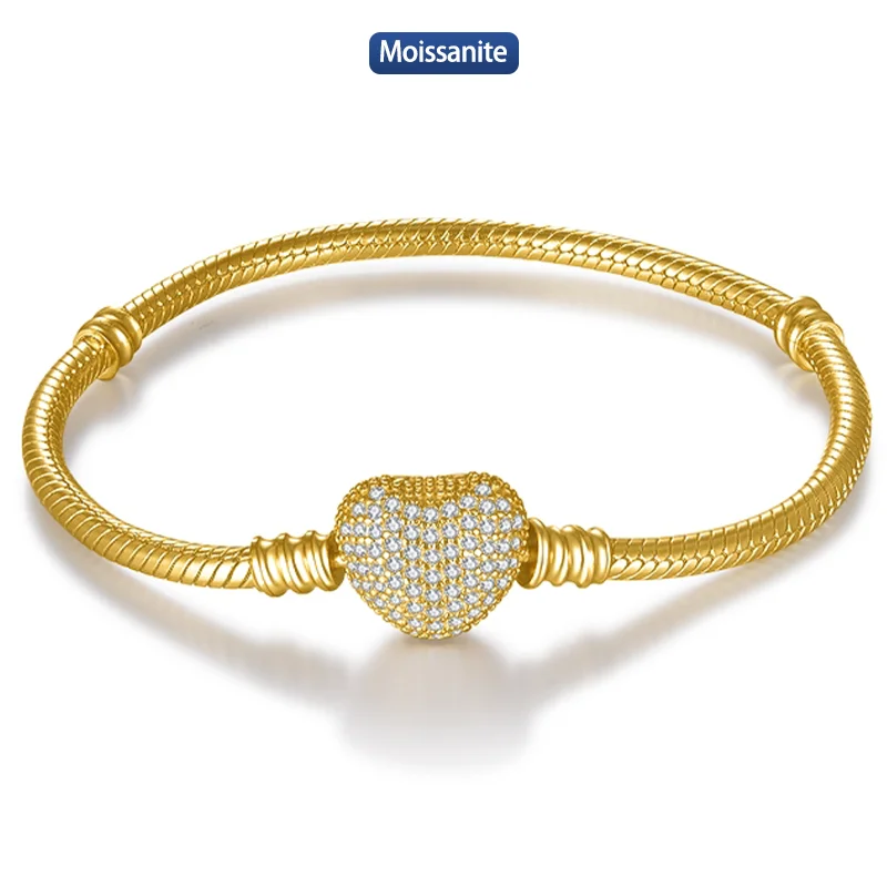 925 Silver Moissanite Love Bracelet 6.5~8inch Full Diamonds HipHop Style Jewelry Personalized customization Valentine's Day Gift
925 Silver Moissanite Love Bracelet 6.5~8inch Full Diamonds HipHop Style Jewelry Personalized customization Valentine's Day Gift