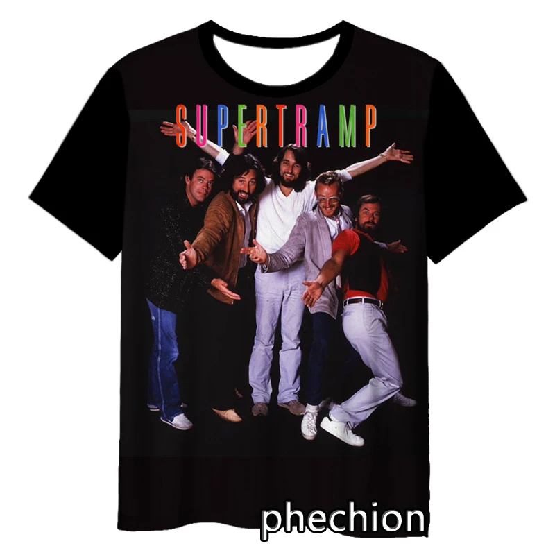 phechion New Fashion Men/Women Supertramp Band 3D Print Short Sleeve T-Shirt Casual Hip Hop Summer T Shirt Tops S271
phechion New Fashion Men/Women Supertramp Band 3D Print Short Sleeve T-Shirt Casual Hip Hop Summer T Shirt Tops S271