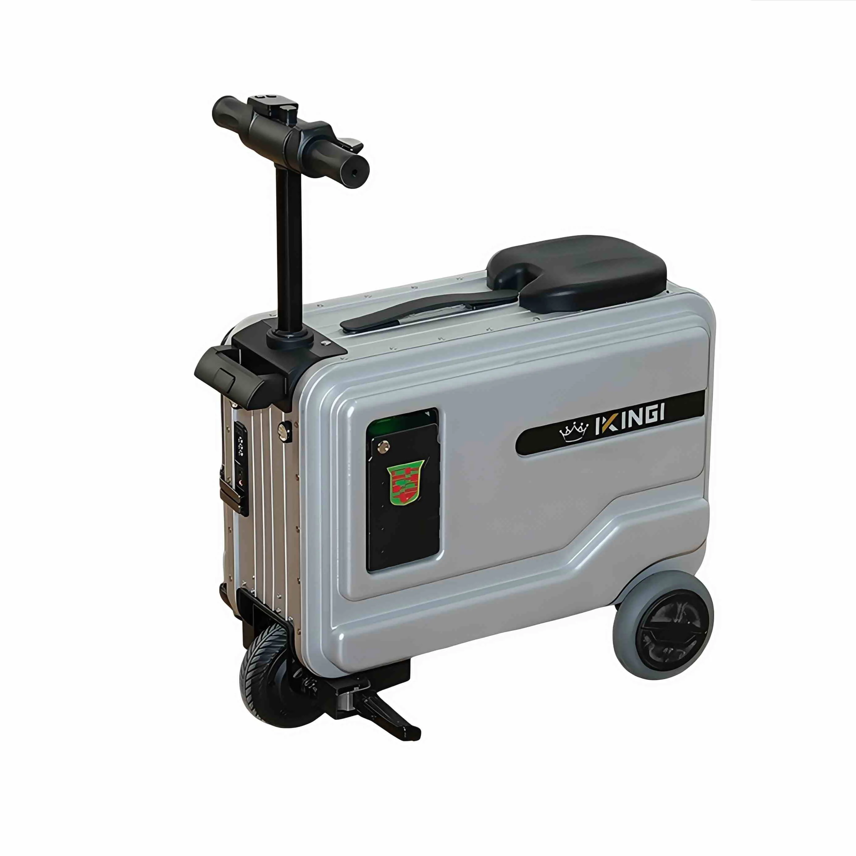 Deluxe Electric Scooter Luggage Children's Cabin Portable Smart Luggage Comfortable Seat Silver Trolley Multipurpose Bag
Deluxe Electric Scooter Luggage Children's Cabin Portable Smart Luggage Comfortable Seat Silver Trolley Multipurpose Bag