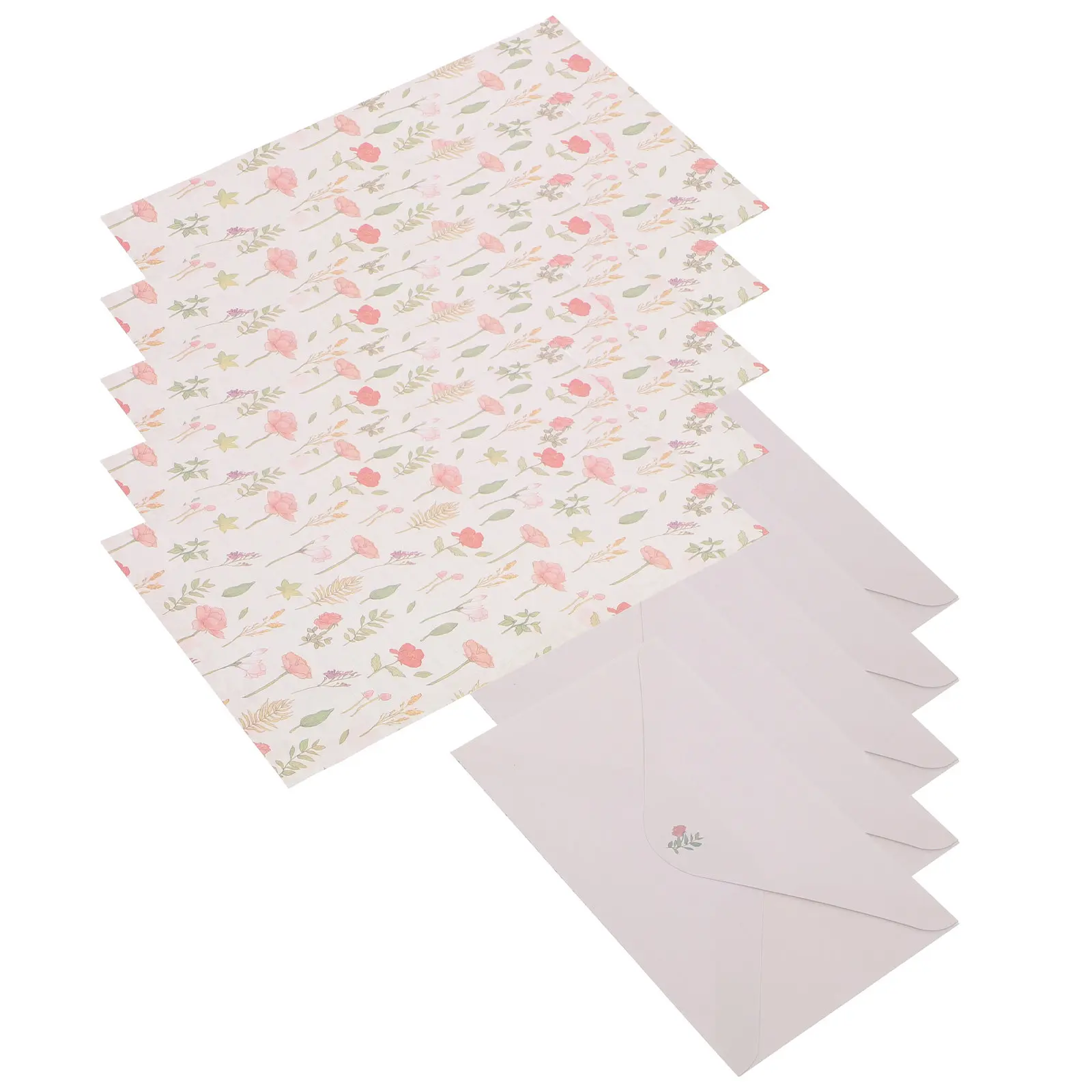 5Sets Stylish Floral Letter Paper Envelope Kit High-Quality Smooth Writing Paper Set for Greetings Notes Keepsake Exchange
5Sets Stylish Floral Letter Paper Envelope Kit High-Quality Smooth Writing Paper Set for Greetings Notes Keepsake Exchange
