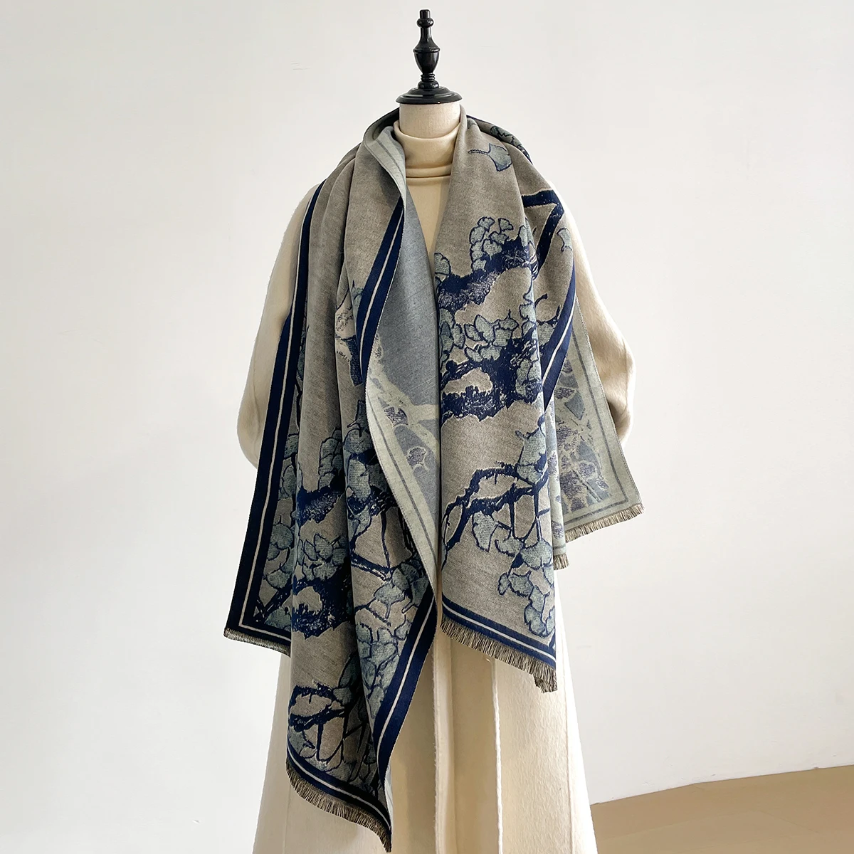 НОВЫЙ роскошный зимний кашемировый дизайнерский шарф в китайском стиле, женское теплое одеяло из пашмины, шарфы-пончо, женская шаль с принтом Bufanda
НОВЫЙ роскошный зимний кашемировый дизайнерский шарф в китайском стиле, женское теплое одеяло из пашмины, шарфы-пончо, женская шаль с принтом Bufanda