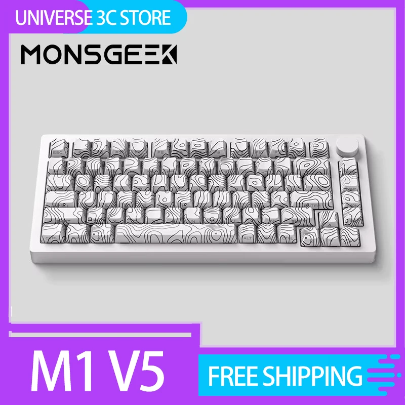 MONSGEEK M1 V5 клавиатура RGB 3 режима механическая клавиатура контурные колпачки для клавиш из ПБТ горячая замена 8000 мАч клавиатура на заказ офисный аксессуар подарок
MONSGEEK M1 V5 клавиатура RGB 3 режима механическая клавиатура контурные колпачки для клавиш из ПБТ горячая замена 8000 мАч клавиатура на заказ офисный аксессуар подарок