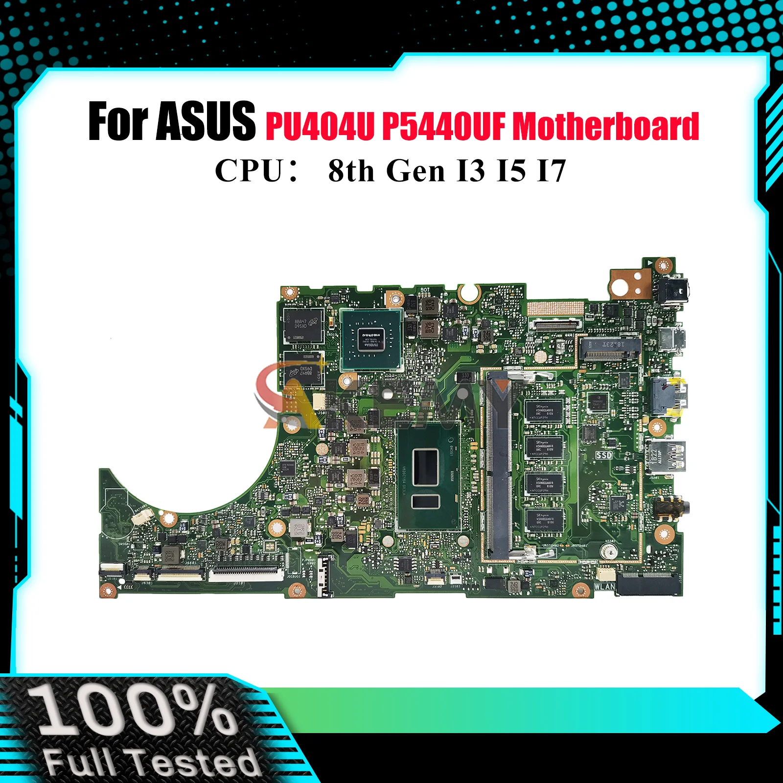 P5440UF Laptop Motherboard For ASUS ProArt P5440UF P5440U PU404U Notebook Mainboard With I3 I5 I7 CPU 100% tests OK fast ship
P5440UF Laptop Motherboard For ASUS ProArt P5440UF P5440U PU404U Notebook Mainboard With I3 I5 I7 CPU 100% tests OK fast ship