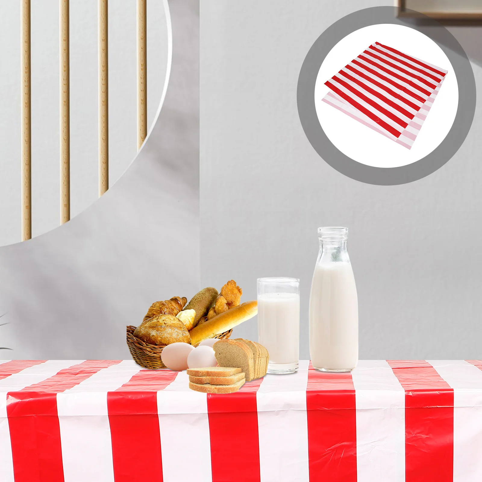 Striped Circus Tablecloth Rectangular Reusable Carnival Party Table Cover Birthday Decoration Stripe Tablecloth 
Striped Circus Tablecloth Rectangular Reusable Carnival Party Table Cover Birthday Decoration Stripe Tablecloth