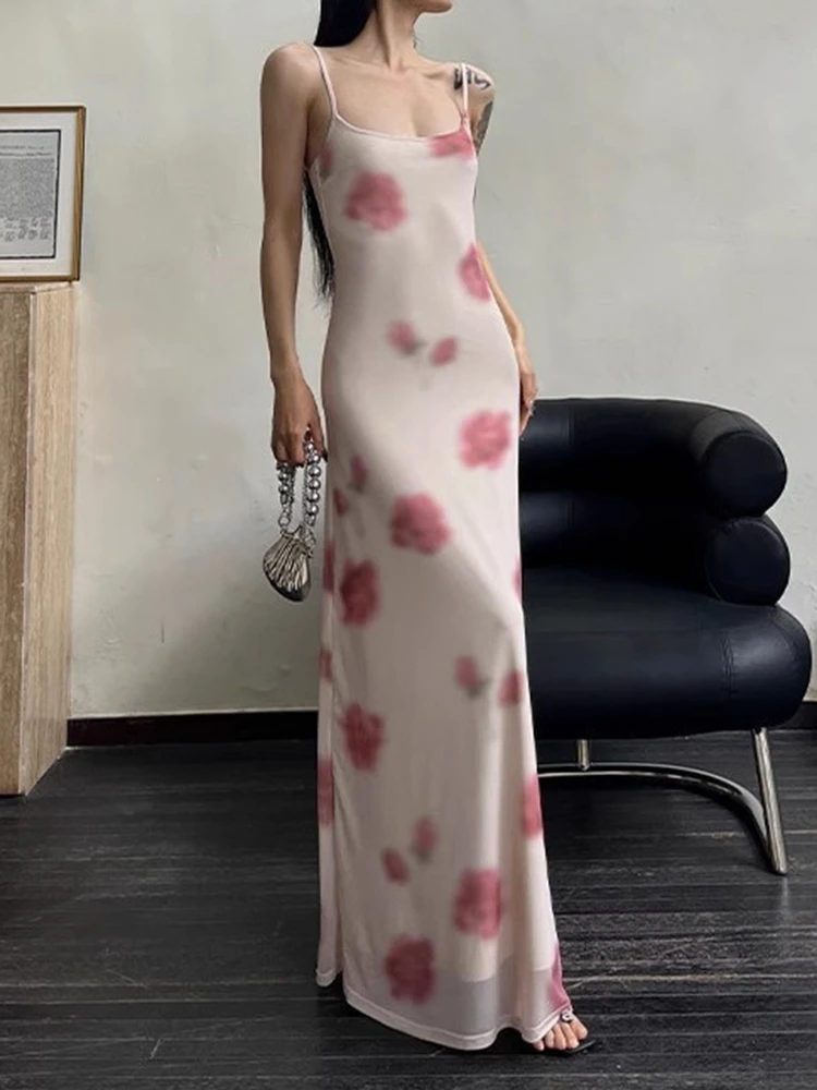 Elegant Midi Dress Women Y2k Vintage Sexy Sling Streetwear Strap High Waist Florals Printed Party Dress Female Clothing
Elegant Midi Dress Women Y2k Vintage Sexy Sling Streetwear Strap High Waist Florals Printed Party Dress Female Clothing