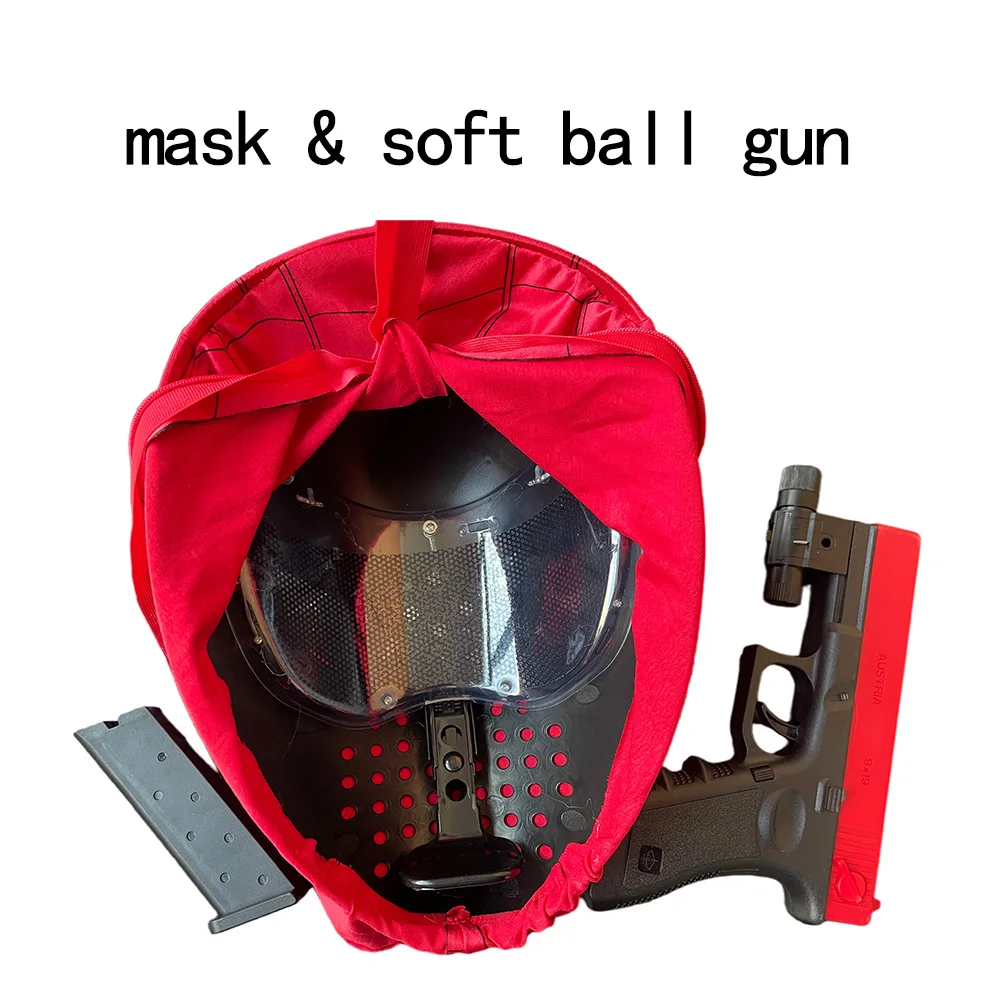 Headgear Cosplay Moving Eyes Mask Toys and toy gun For Gifts
Headgear Cosplay Moving Eyes Mask Toys and toy gun For Gifts