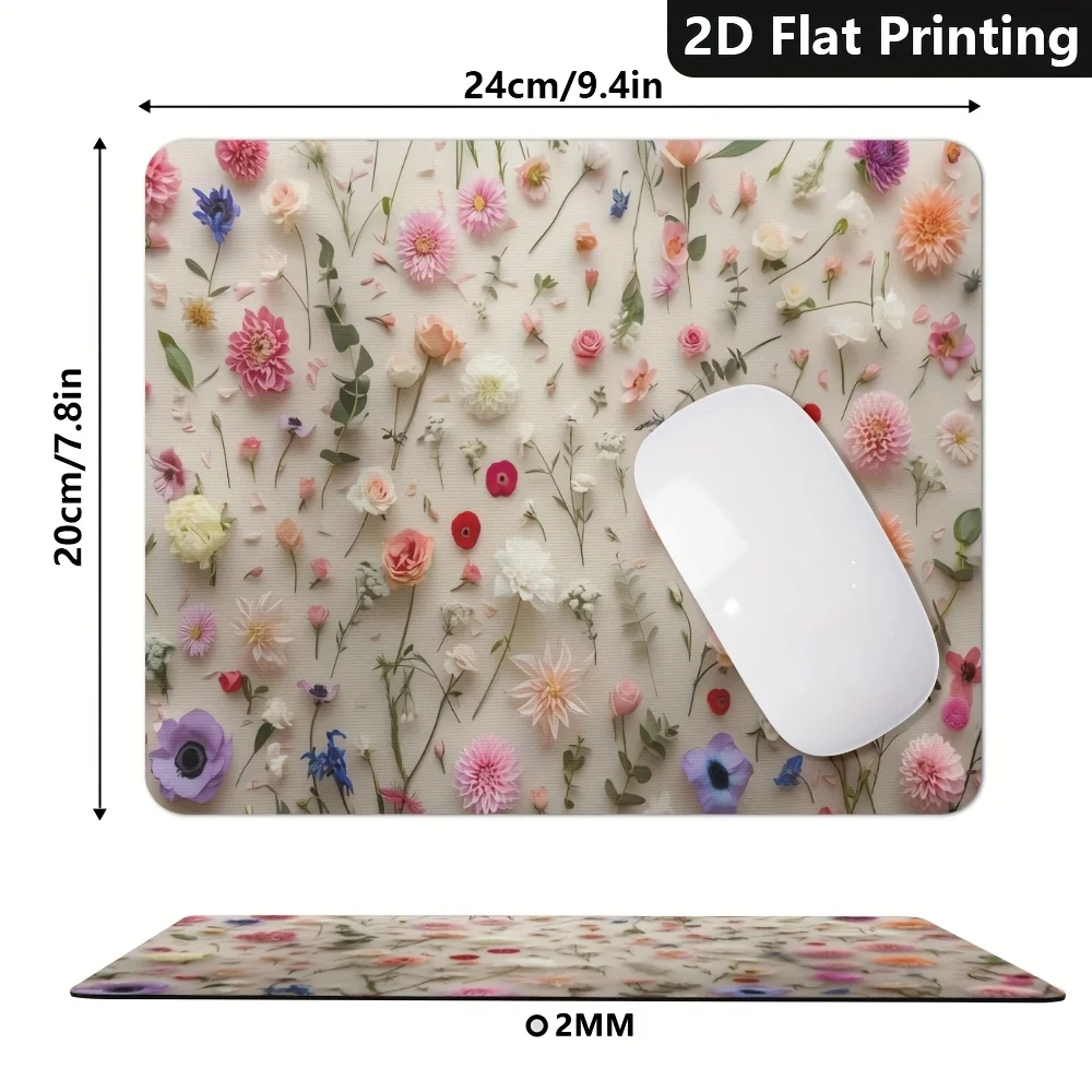 Delicate Spring Wildflower Art small mouse pad desk pad rubber anti-slip edge locking laptop office mat pc accessories gaming
Delicate Spring Wildflower Art small mouse pad desk pad rubber anti-slip edge locking laptop office mat pc accessories gaming