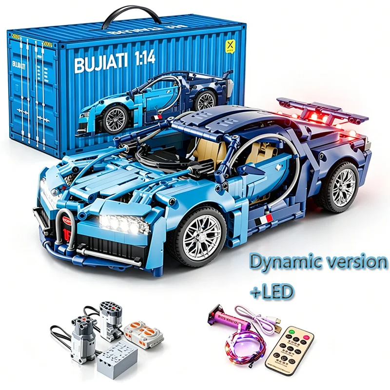 RC Mechanical Sports Car DIY Assembly MOC Building Block Decoration LED Model Racing Puzzle Toy Boy Birthday Gift
RC Mechanical Sports Car DIY Assembly MOC Building Block Decoration LED Model Racing Puzzle Toy Boy Birthday Gift