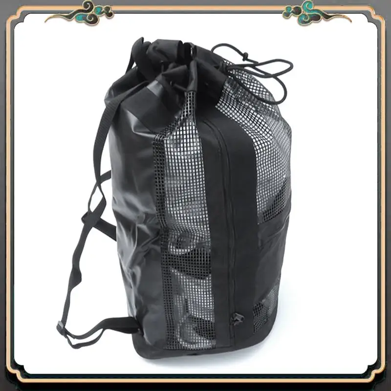 Scuba Snorkeling Spearfishing Freediving Cruise Mesh Duffle Bag With Shoulder Strap Durable Easy Install Black
Scuba Snorkeling Spearfishing Freediving Cruise Mesh Duffle Bag With Shoulder Strap Durable Easy Install Black