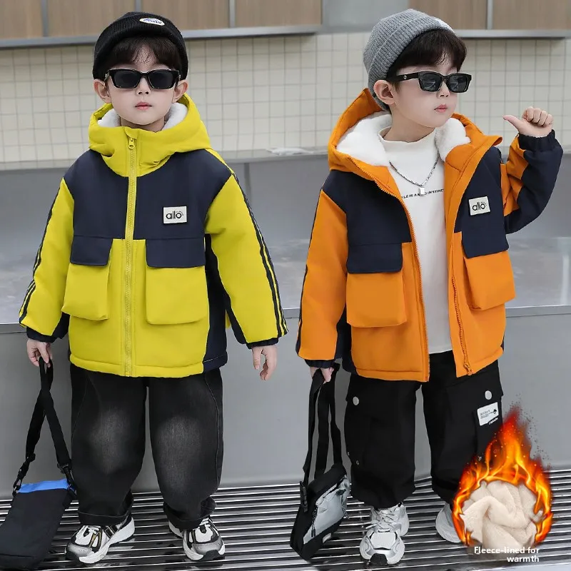 Зимняя куртка Thiened Fce с капюшоном для мальчиков, теплая, модная, на хлопковой подкладке, молодежная, активная, на молнии
Зимняя куртка Thiened Fce с капюшоном для мальчиков, теплая, модная, на хлопковой подкладке, молодежная, активная, на молнии