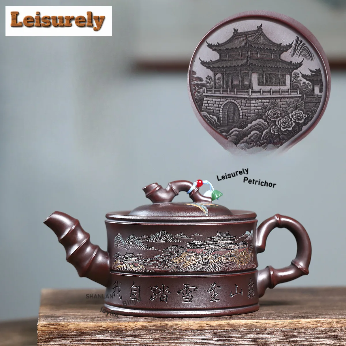 800ml Retro Yixing Purple Clay Teapots Handmade Bamboo Section Pot Raw Ore Antique Brass Mud Kettle Chinese Zisha Tea Set Gift
800ml Retro Yixing Purple Clay Teapots Handmade Bamboo Section Pot Raw Ore Antique Brass Mud Kettle Chinese Zisha Tea Set Gift