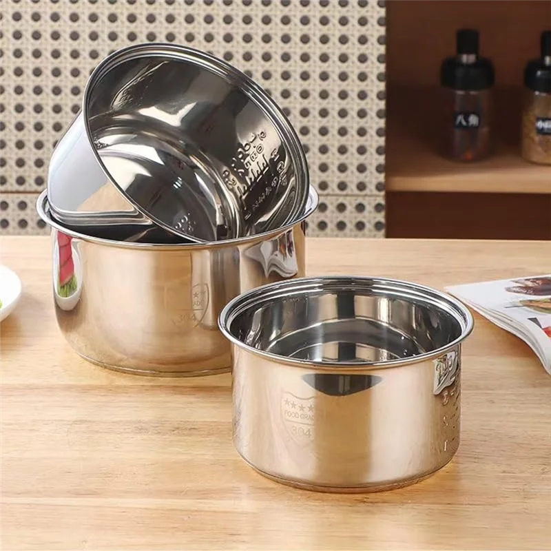 SOFT-304 Stainless Steel Rice Cooker Inner Bowl For Zojirushi NS-TSC10 (5.5Cups) Multi-Cooker Replacement Inner Po
SOFT-304 Stainless Steel Rice Cooker Inner Bowl For Zojirushi NS-TSC10 (5.5Cups) Multi-Cooker Replacement Inner Po