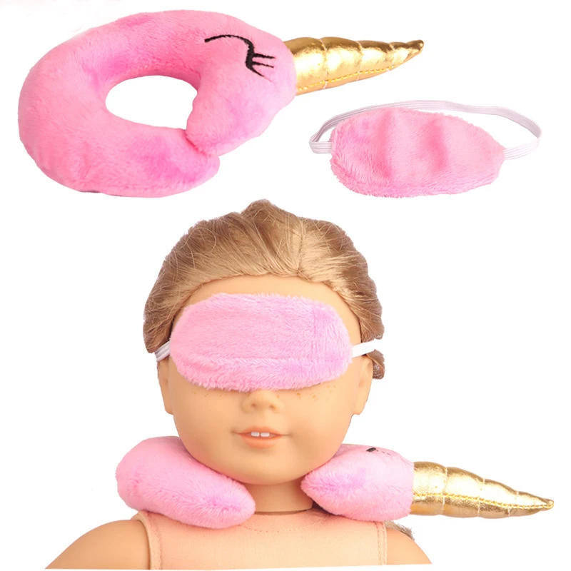 Mini Cute Plush Sleeping Pillow+Eye Mask Fit 17~18inch American Girls Doll Clothes Accessories Gift
Mini Cute Plush Sleeping Pillow+Eye Mask Fit 17~18inch American Girls Doll Clothes Accessories Gift