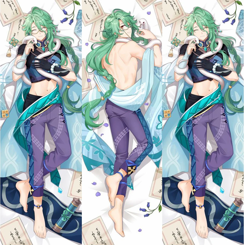 Genshin Impact Baizhu Dakimakura Anime Japanese Otaku Waifu Life Hugging Body Pillow Case Cushion Pillow Cover Bedding Decor
Genshin Impact Baizhu Dakimakura Anime Japanese Otaku Waifu Life Hugging Body Pillow Case Cushion Pillow Cover Bedding Decor
