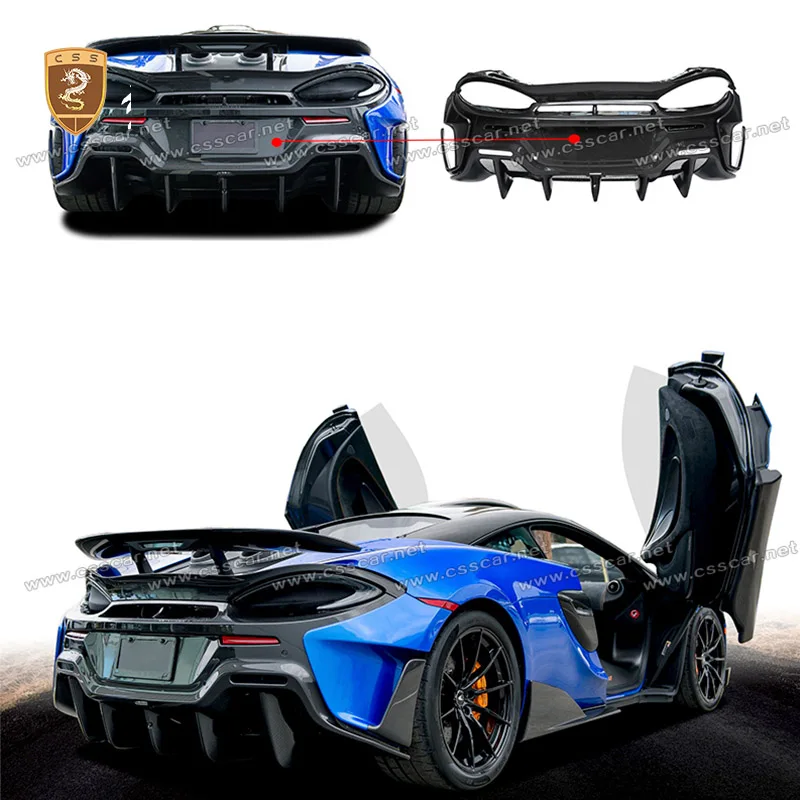 Задний бампер автомобиля, окружающая защита для Mclaren 540C/570C, обновление 600LT, модификация сухого углеродного волокна, обвесы
Задний бампер автомобиля, окружающая защита для Mclaren 540C/570C, обновление 600LT, модификация сухого углеродного волокна, обвесы