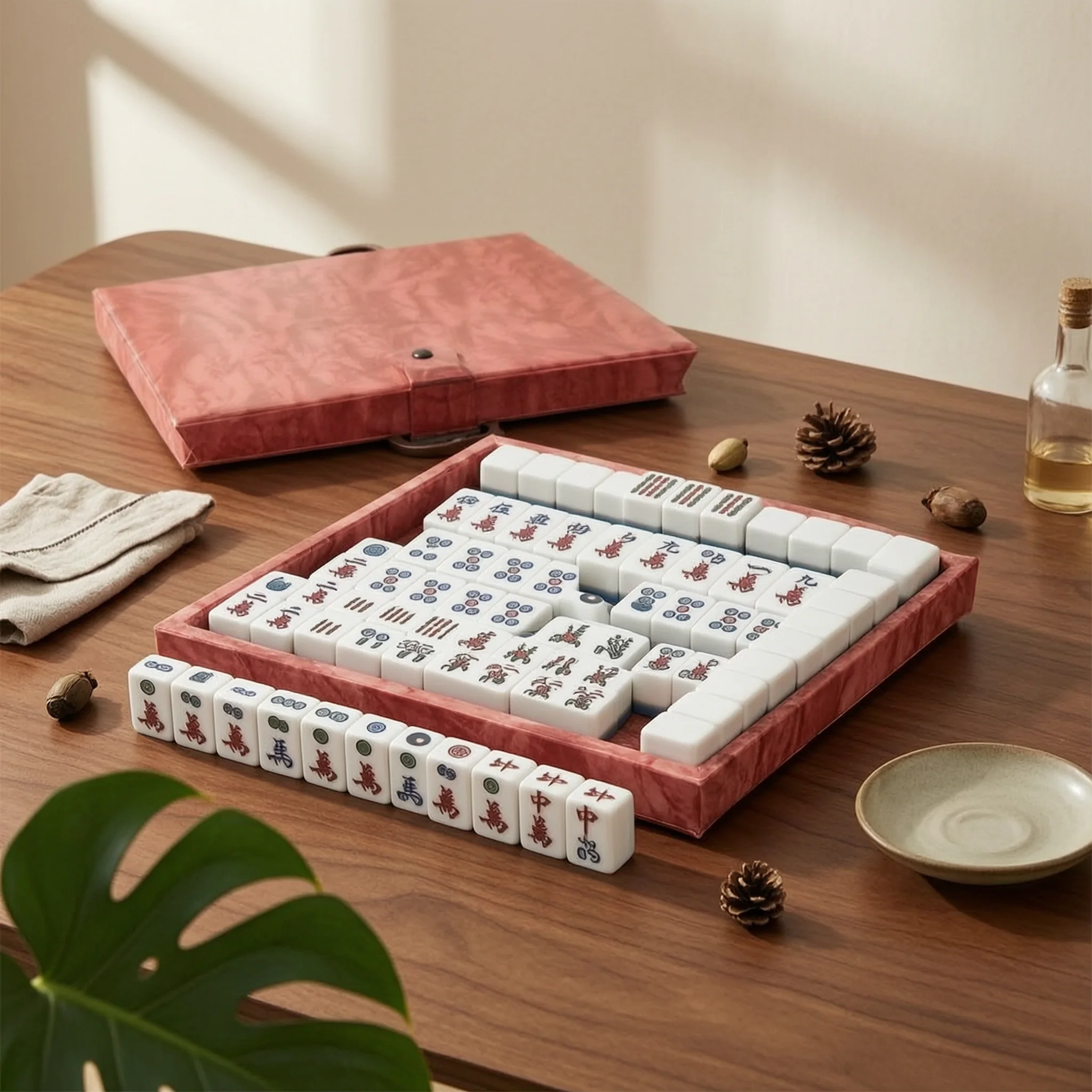 Smooth Touch Acrylic Mahjong Set with 148 Printed Face Tiles Table Game Supply for Home or Club Play
Smooth Touch Acrylic Mahjong Set with 148 Printed Face Tiles Table Game Supply for Home or Club Play